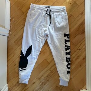 Playboy white pants